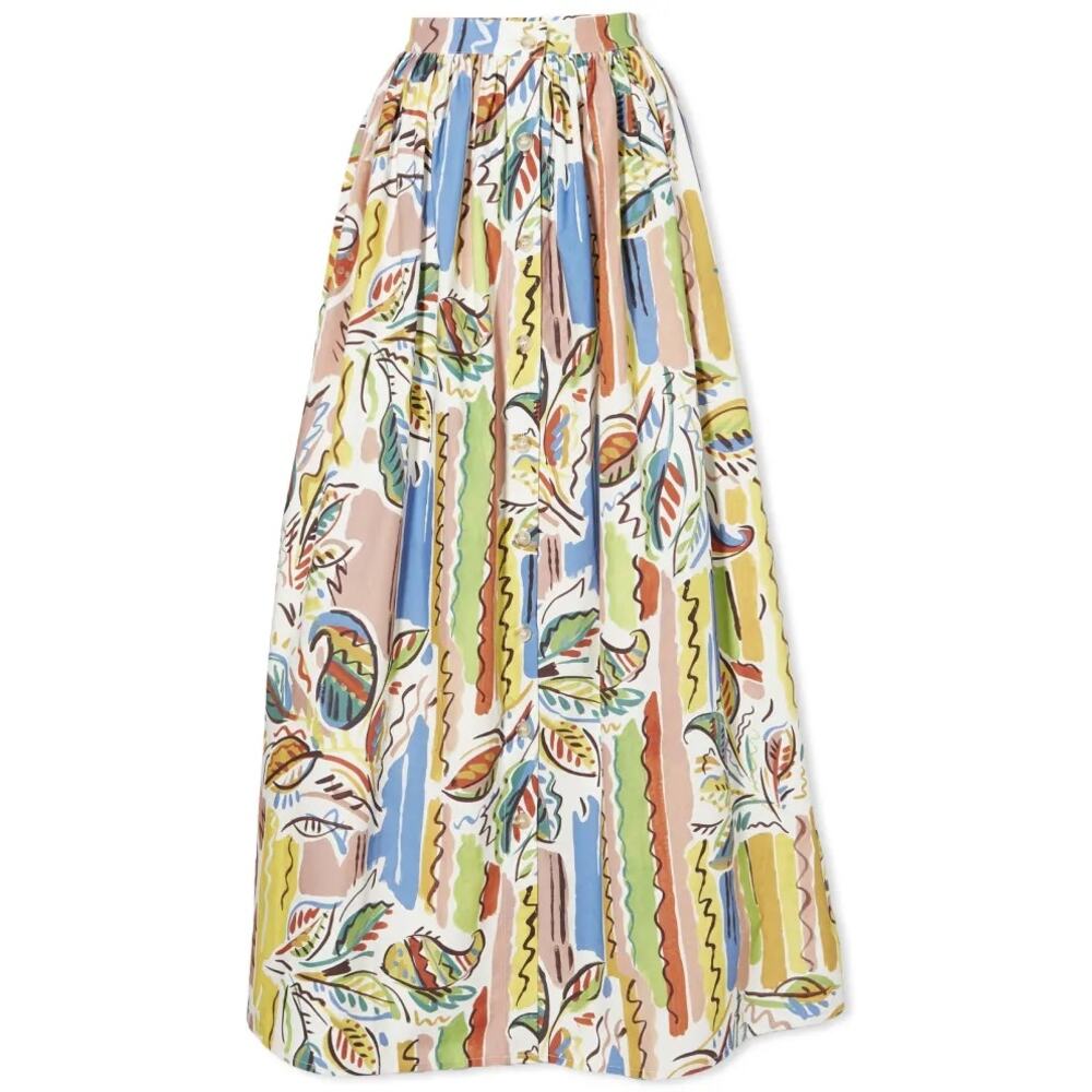 NWOT L.F. Markey Printed Paisley Maxi Skirt
